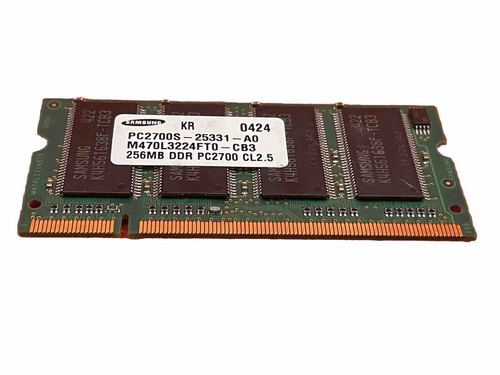 Ram samsung 256mb ddr pc2700s - ram,