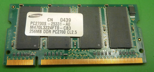 256mb samsung ddr ram - 256mb,